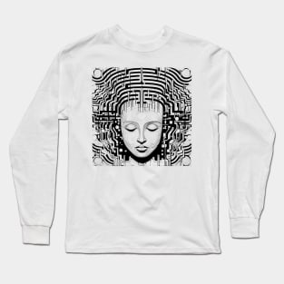 Brain Structures - Surreal Art Long Sleeve T-Shirt